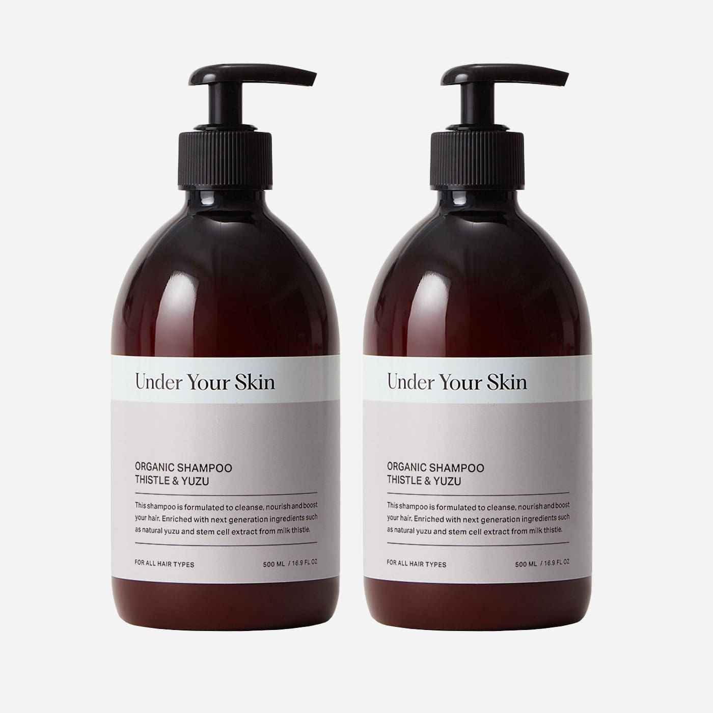 2 x Organic Detox Shampoo - Detox Package – Under Your Skin